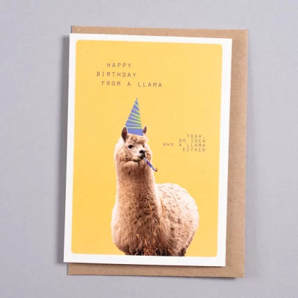 Birthday Card - Llama Birthday