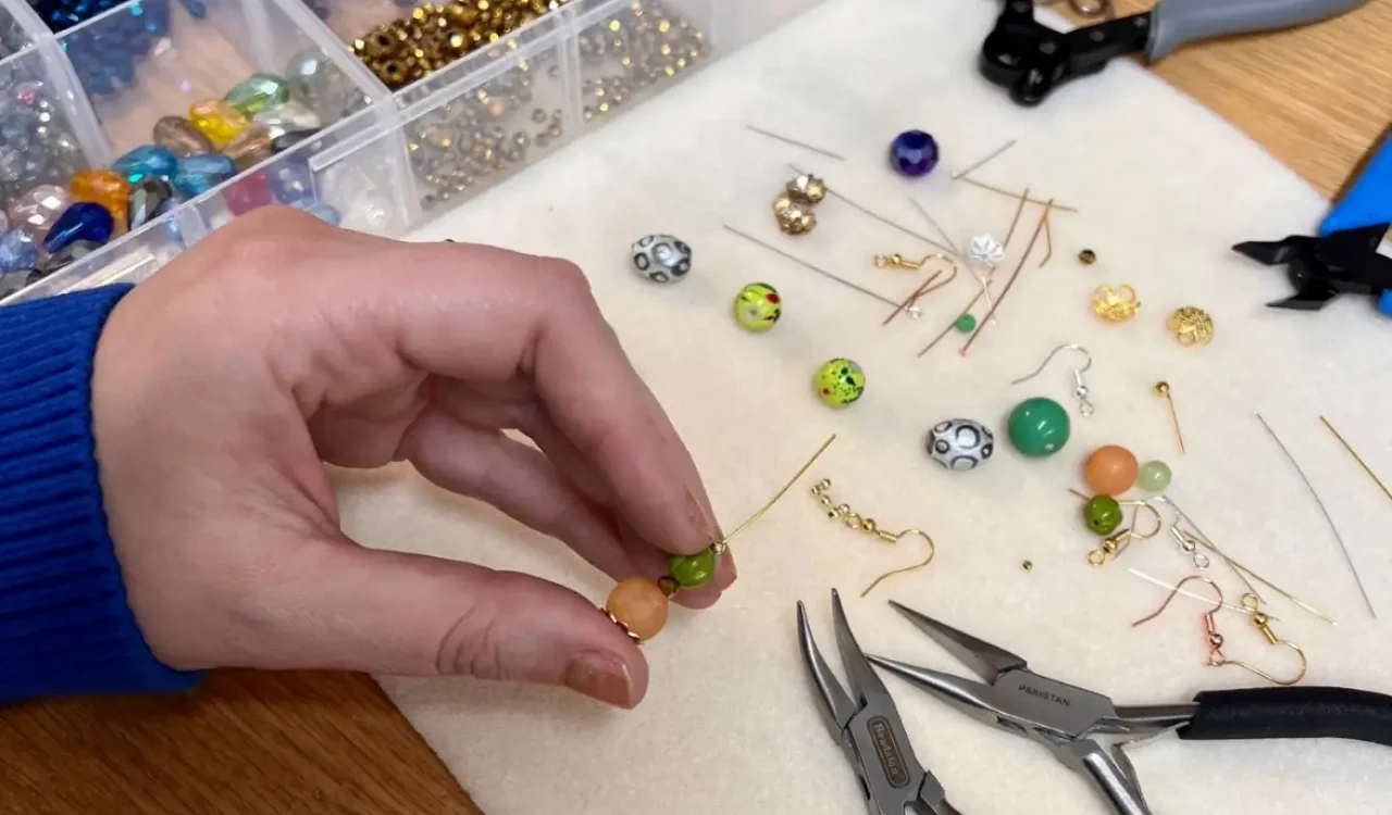 Beaded Earring Crafting Workshop Gallery