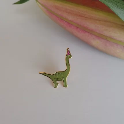 Birthday Dinosaur Pin