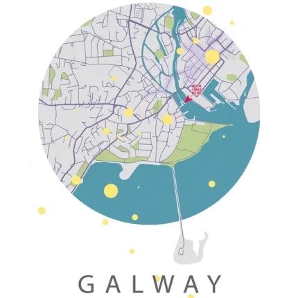 Prints - Galway Map