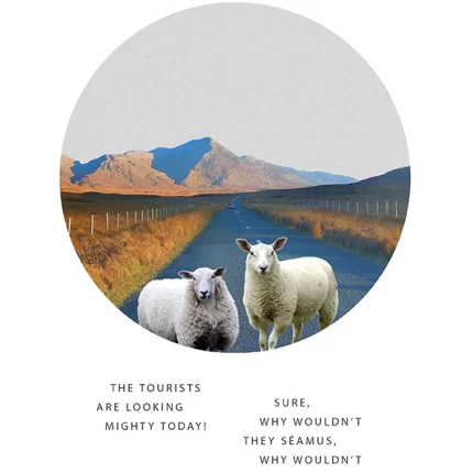 Prints - Tourists and Sheep