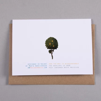 Romance Card - Couple Pear Tree