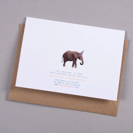 Birthday Card - Elephant